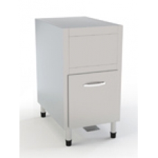 Lixeira INOX PARA FAST FOOD Palmetal - Modelo A05